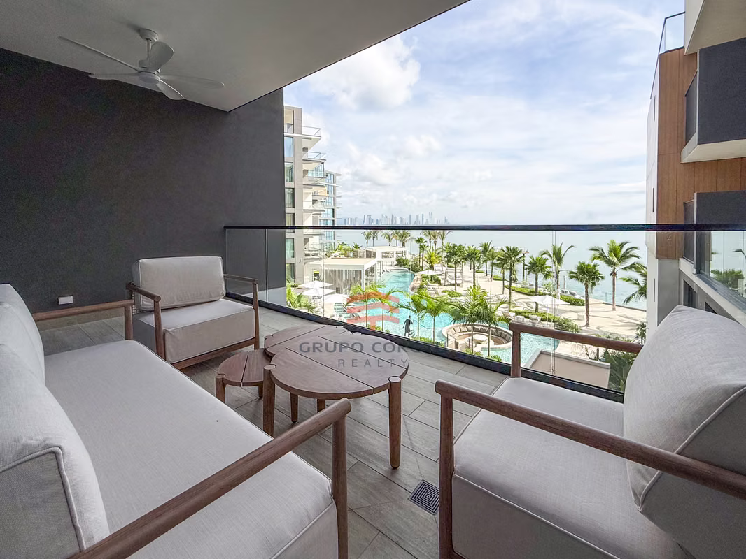 VENTA APARTAMENTO AMOBLADO OCEAN REEF PH THE PALMS 2 RECAMARAS - photo 1