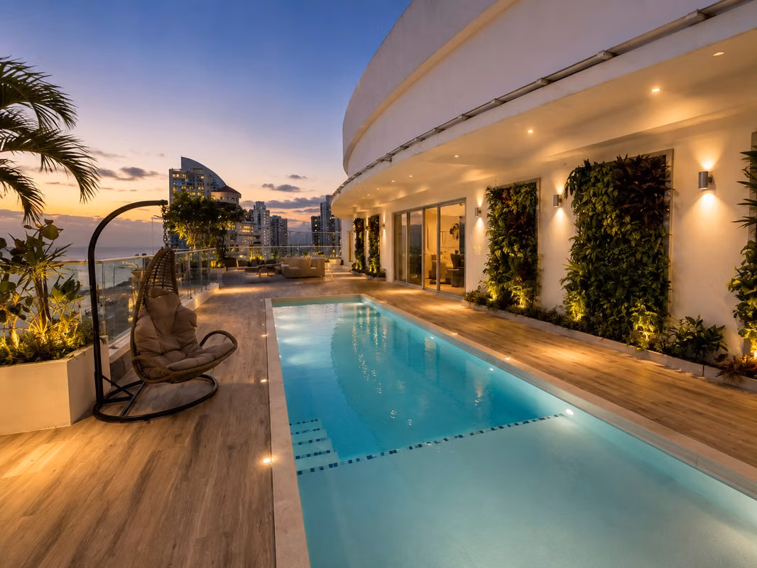 ALQUILER PENTHOUSE PUNTA PACIFICA 985 M2 AMOBLADO Y PISCINA MLD - photo 1