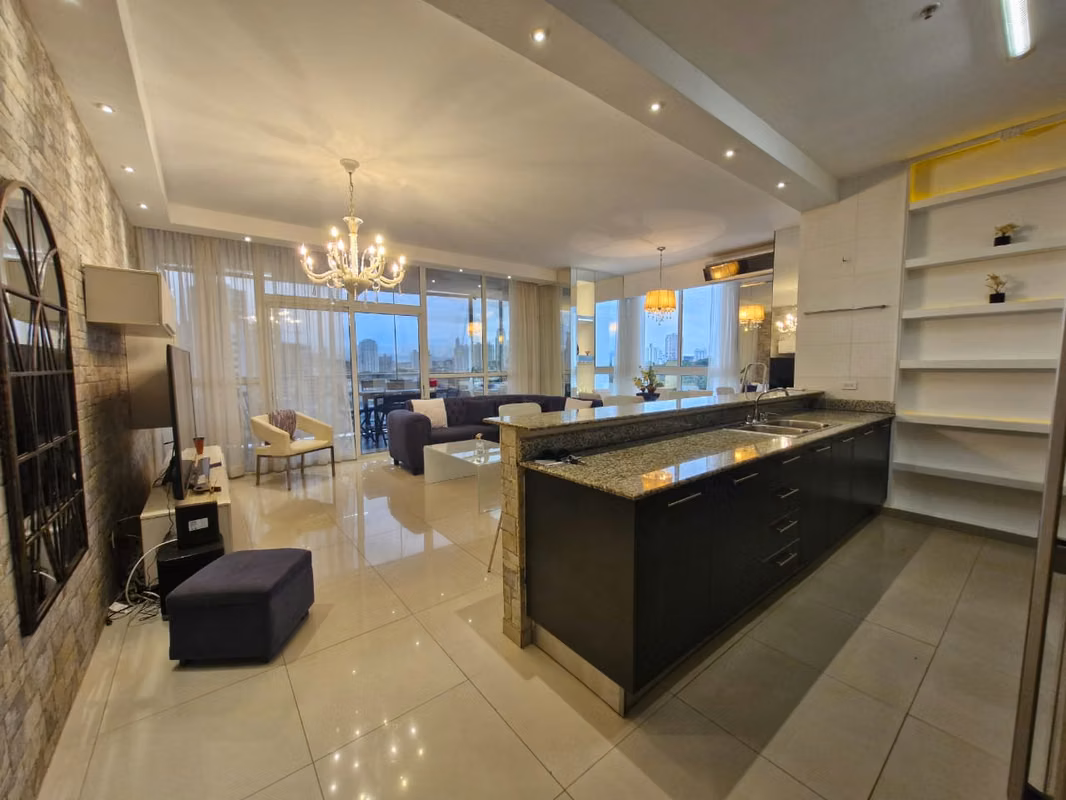 ALQUILO APARTAMENTO AMOBLADO EN SAN FRANCISCO, 2 RECAMARA, 150M2. - foto 1