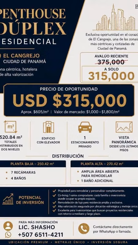 El Cangrejo, Area turistica, Rebajado venta Express - photo 1