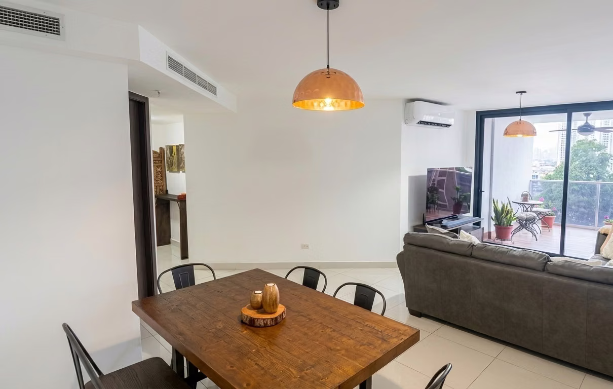 Apartamento en El cangrejo amueblado  I con terraza y vista panorámica - foto 1