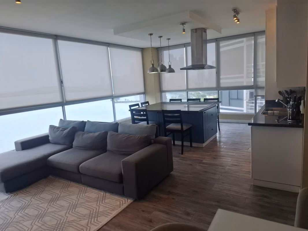 ALQUILO APARTAMENTO EN AVE, BALBOA, AMOBLADO, 2 RECAMARAS, VISTA AL MAR, 140M2. - photo 1