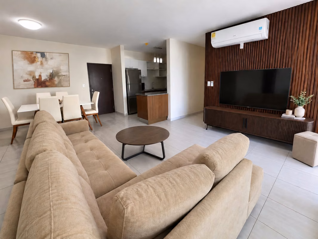 ¡Moderno y listo para ocupar! Apartamento de 90 m² | 2 Recámaras | Balcón y Línea Blanca Samsung - photo 1