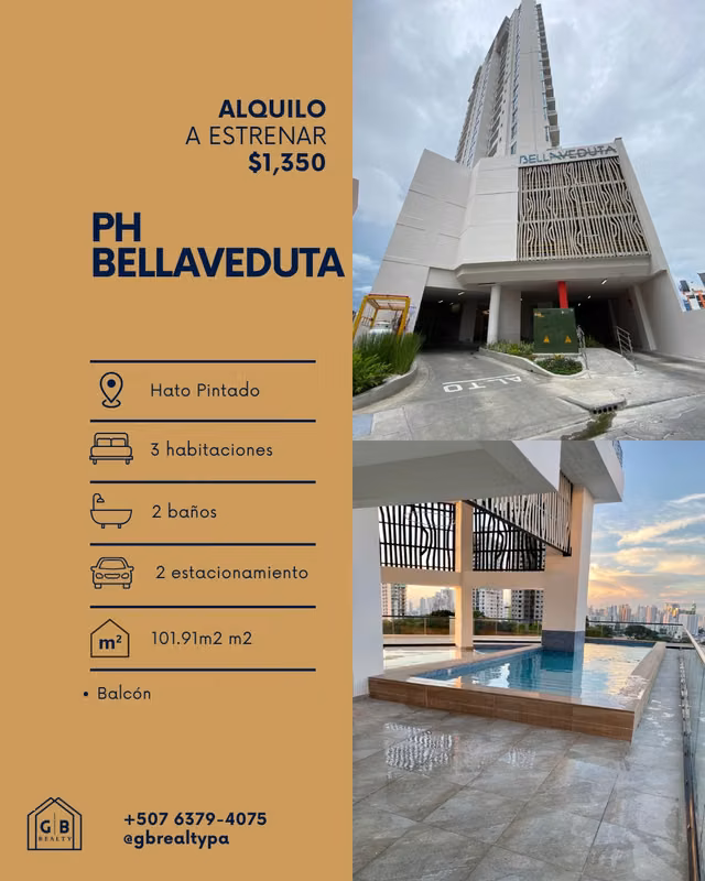 ALQUILO APARTAMENTO PH BELLAVEDUTA - foto 1
