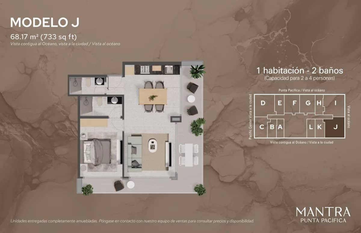 Exclusivo en Mantra Punta Pacífica: Lujo con Vista al Mar de 68.17 m² - foto 1