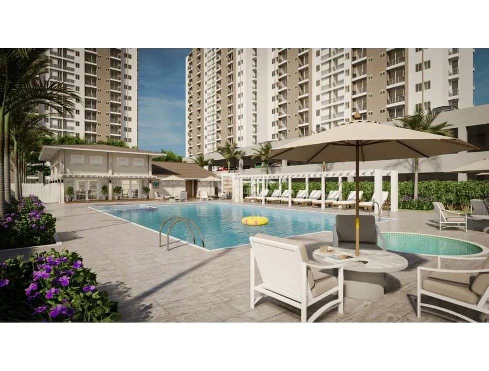 SE VENDE APARTAMENTO EN PH LOS PUEBLOS TOWER DE 2 HABITACION Y PISCINA - foto 1