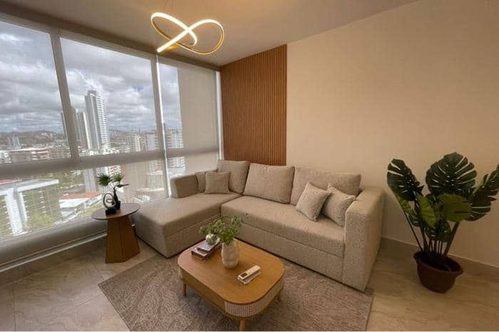 Apartamento amoblado en alquiler en el cangrejo, panamá - foto 1