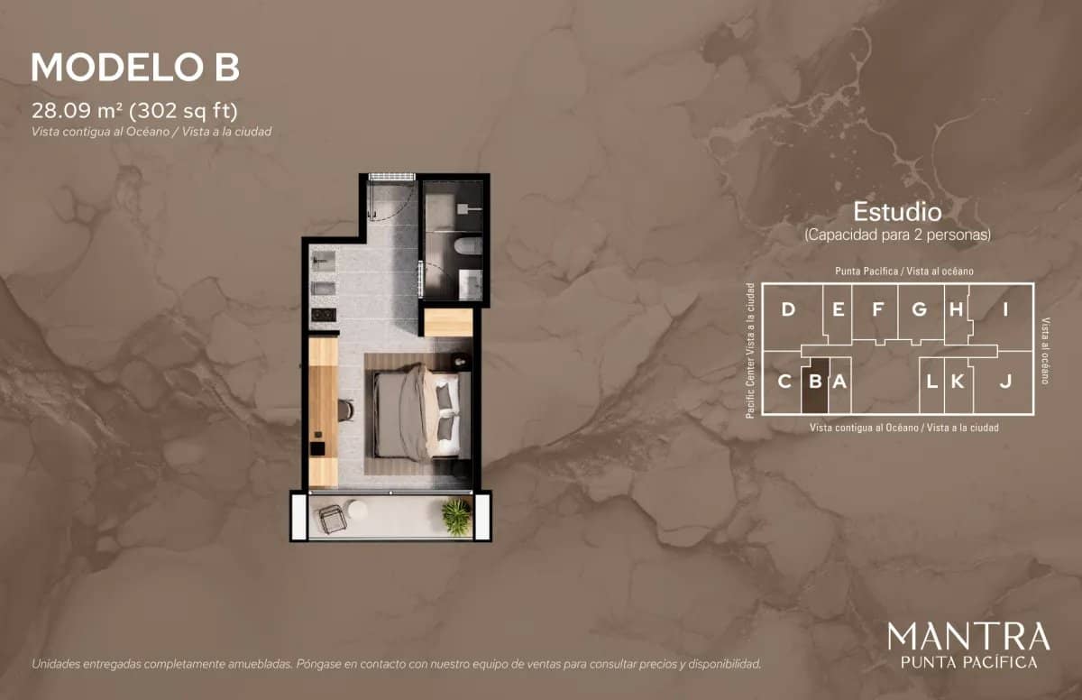 Mantra Punta Pacífica: Studio de Lujo Vista Lateral al Océano y las Luces de la Ciudad - foto 1