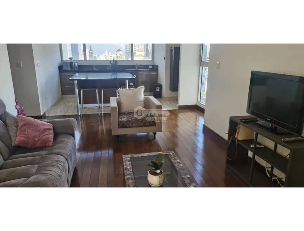 SE ALQUILA APARTAMENTO EN OBARRIO 110M 2 HABITACIONES BALCON Y OFICINA - foto 1